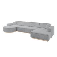 WOHNLANDSCHAFT ARRIO-U2 303x171x83 cm Grau - Grau, Holzwerkstoff/Textil (388/83/171cm) - ALTDECOR
