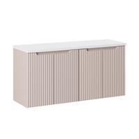 WASCHTISCHUNTERSCHRANK 120cm Riva Kaschmir - Beige, Holzwerkstoff (120/57/40cm) - Petits-meubles