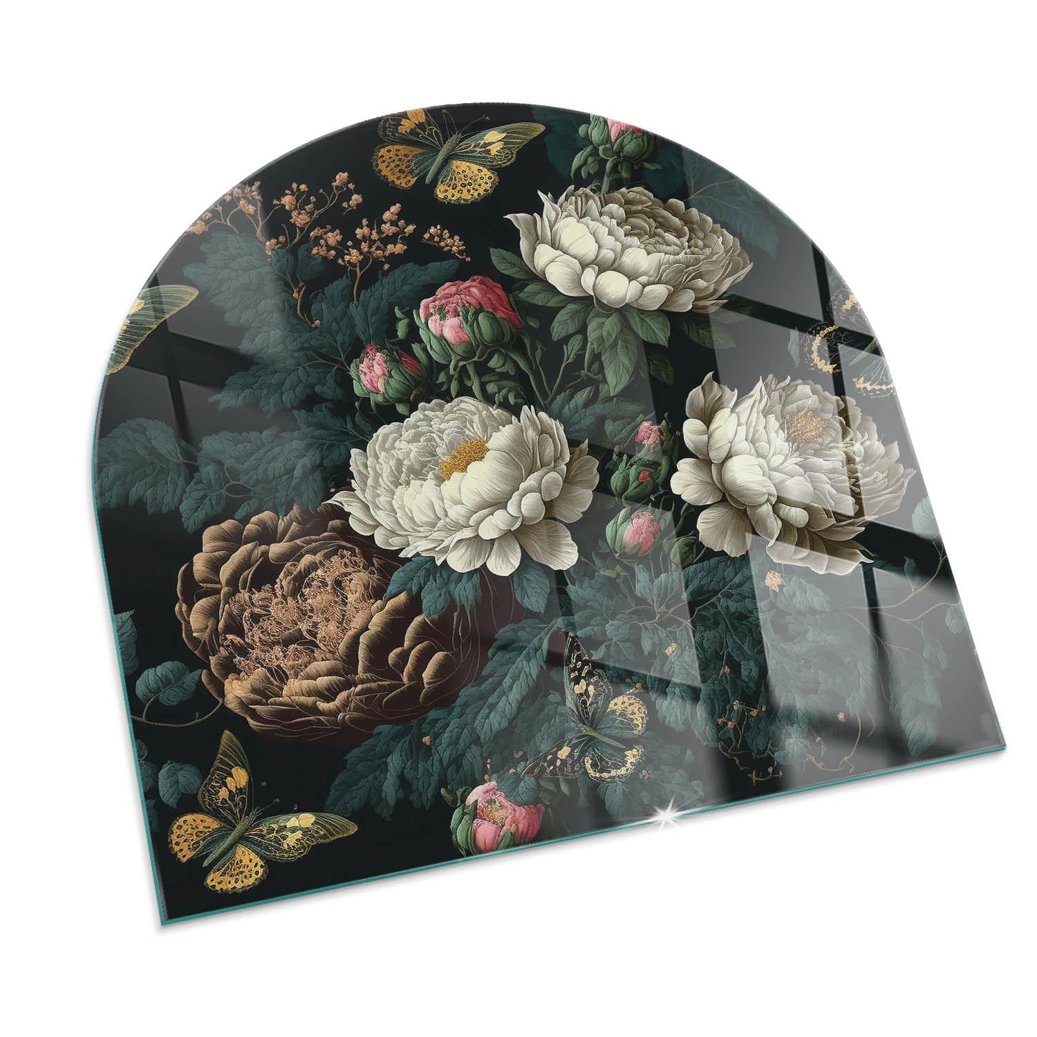 GLASPLATTE für Kamin 100x100 cm - Grün, Glas (100/100/0.4cm) - TULUP
