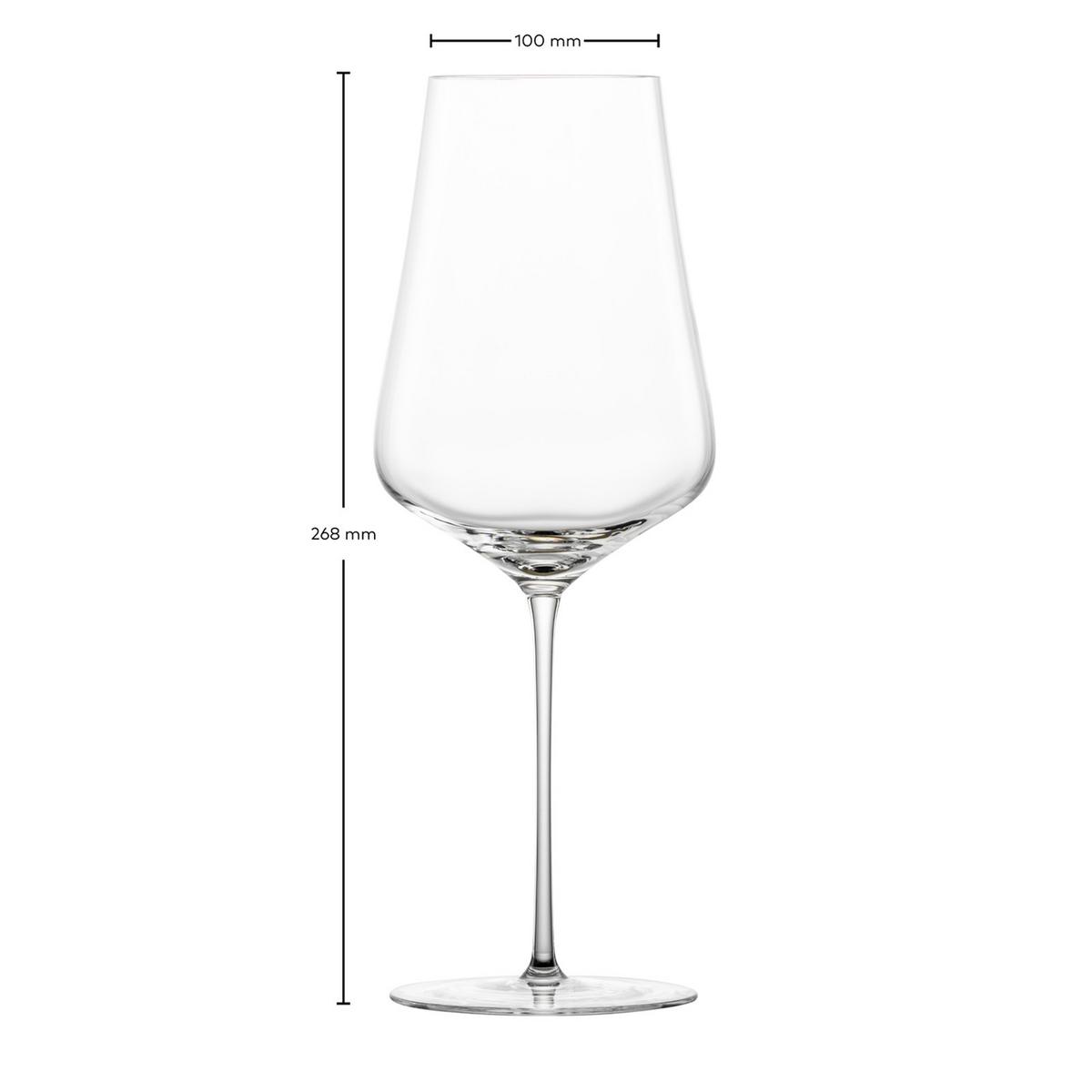 BORDEAUX ROTWEINGLÄSER Duo transparent 729 ml 2er Set - Transparent, Glas (0.729L) - Zwiesel Glas