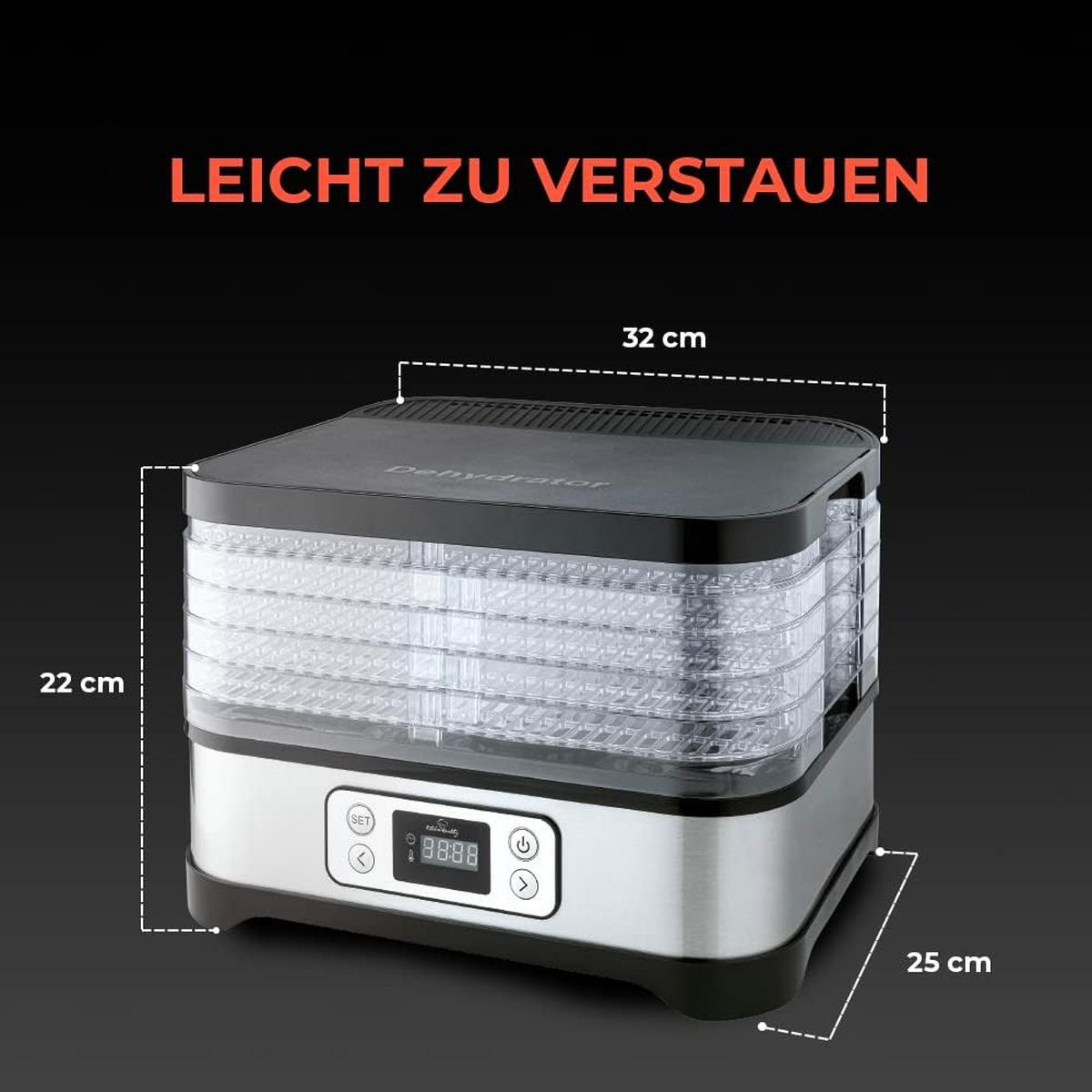 DÖRRAUTOMAT - Silberfarben, Kunststoff/Metall (21/25/32cm) - KitchenQuality
