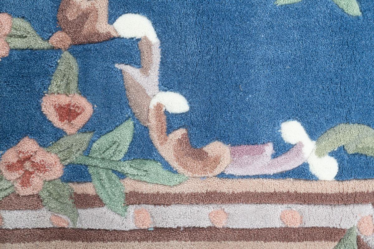 HANDTUFTTEPPICH Ming 190x290 cm - Blau, Textil (190/290cm) - THEKO