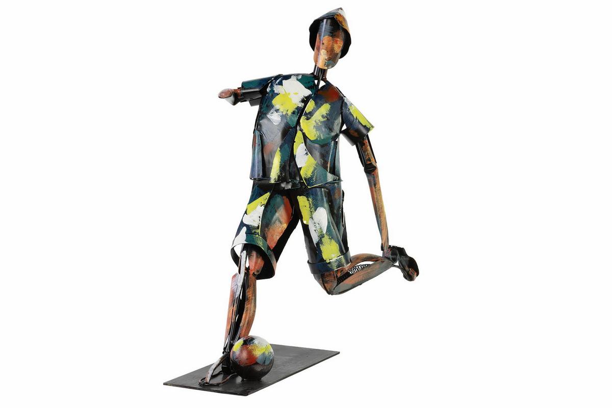 METALLSKULPTUR Bunt 60/60 cm - Multicolor, Metall (1.5/60/35cm) - KUNSTLOFT