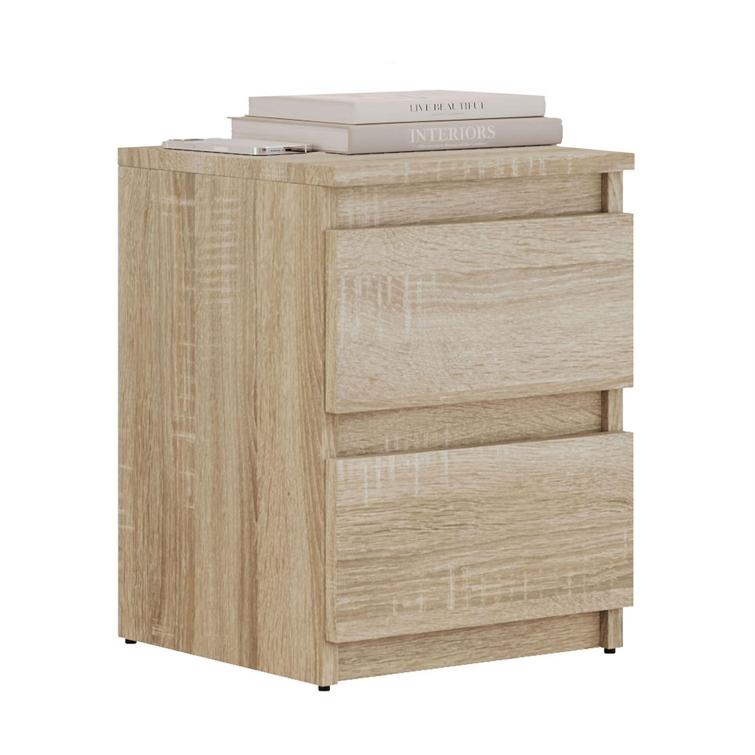 NACHTTISCH HANA M2 Sonoma Eiche - Sonoma Eiche, Holzwerkstoff (30/40/30cm) - Lookway