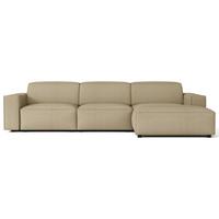 ECKSOFA Sellmo 287 cm - Schwarz/Cappuccino, Kunststoff/Textil (292/166cm) - Selsey