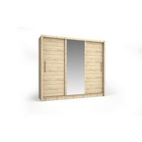 KLEIDERSCHRANK Eiche Sonoma 248/22/62 - Sonoma Eiche, Holzwerkstoff (248/22/62cm) - RAUMHIRSCH FURNITURE