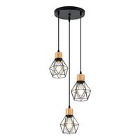 PENDELLEUCHTE Delphine 24/15/146 cm - Schwarz, Metall (24/15/146cm) - ZMH