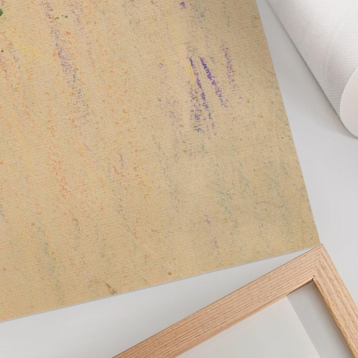 POSTER - 84x59 cm (A1) - Egon Schiele - Stadtansicht - Creme, Textil (84/59.4/0.1cm) - TULUP