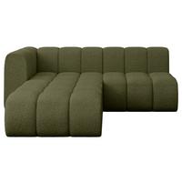 ECKSOFA modulares Sofa Darnel-L1 - 205x177x70 cm Grün - Grün, Holzwerkstoff/Textil (205/177cm) - ALTDECOR