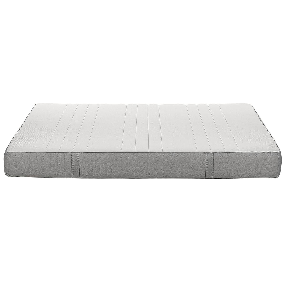 SCHAUMMATRATZE H3/4 Fest 180/200 cm Cheer - Weiß, Textil (180/200cm) - Beliani