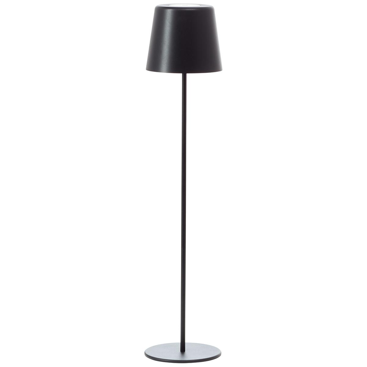 AUSSENSTEHLEUCHTE Kaami G40890/06 - Schwarz, Metall (18/18/129.5cm) - Brilliant