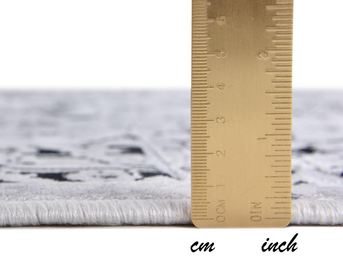 FLACHWEBETEPPICH Orelia 160x235 cm - Silberfarben, Textil (160/235cm) - Gino Falcone