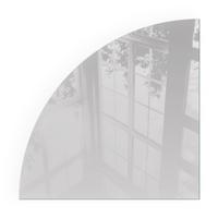 GLASPLATTE für Kamin 100x100 cm - Grau, Glas (100/100/0.4cm) - TULUP