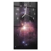 WANDUHR aus Glas 30x60 cm - Raum - Multicolor, Glas (30/60/0.4cm) - TULUP