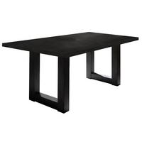 ESSZIMMERTISCH Eila 8 180 x 90 x 75 Esstisch Schwarzstahl - Schwarz, Holz (180/90/75cm) - 58aufmkessel