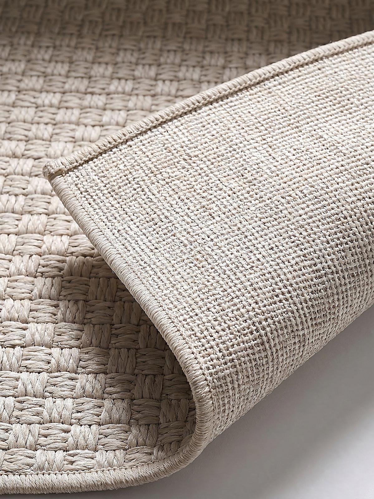TEPPICHLÄUFER Uni BROYE Polypropylen Beige 80 x 250 cm - Beige, Textil (80/250cm) - KADIMA DESIGN