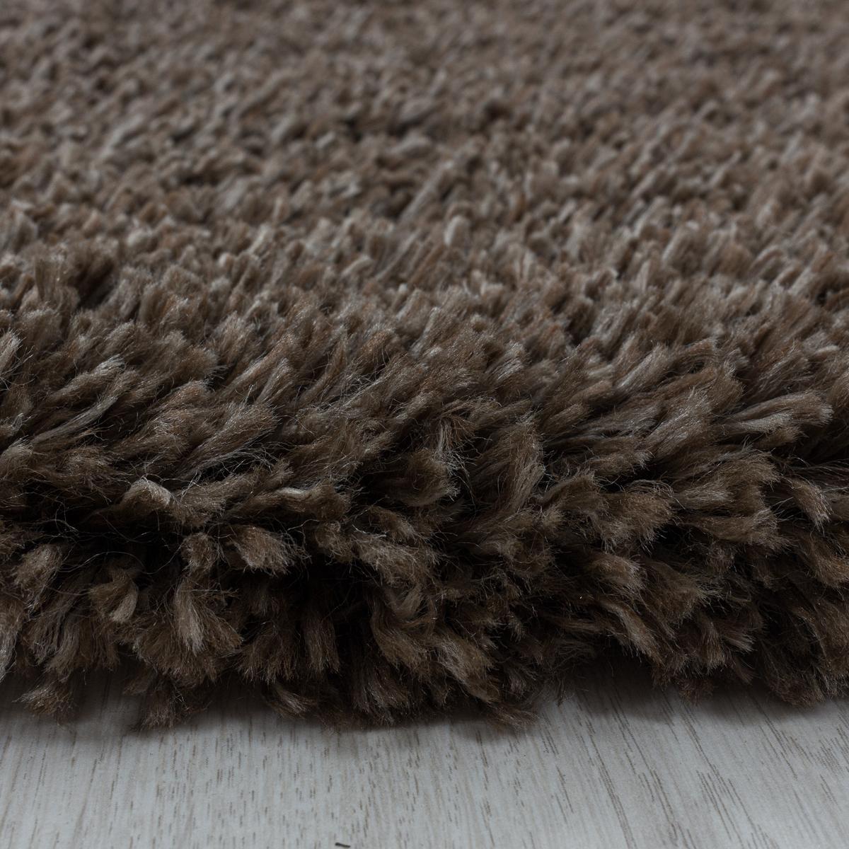 HOCHFLORTEPPICH SALZACH, einfarbig, Braun, 280 x 370 cm - Braun, Textil (370/280cm) - KADIMA DESIGN
