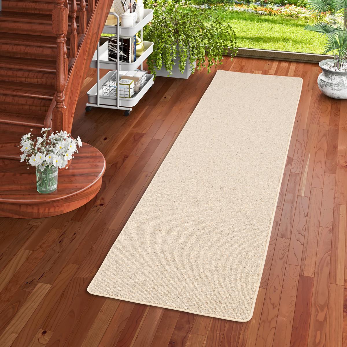 NATUR TEPPICH LÄUFER WOLLE BERBER - Beige, Textil (100/200cm) - Snapstyle