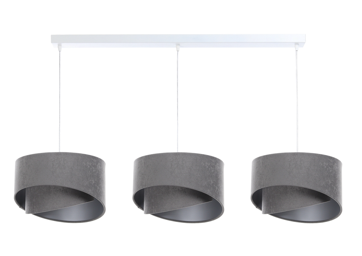 HÄNGELEUCHTE Grau 30/18 cm - Grau, Kunststoff (30/0.3/18cm) - ONZENO