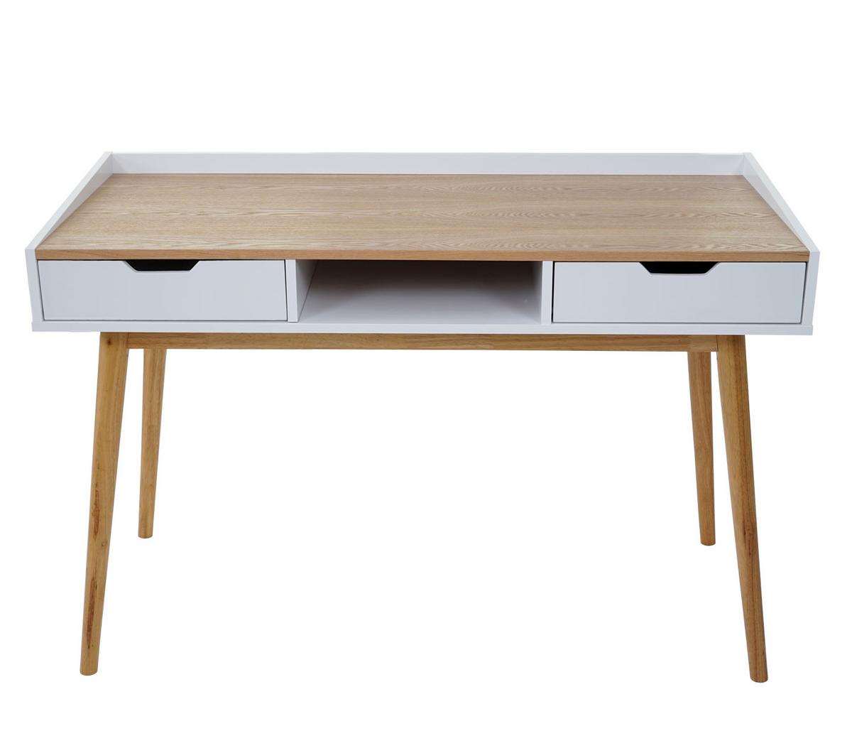 SCHREIBTISCH rechteck Esche Dekor - Eschefarben, Holzwerkstoff (55/120/80cm) - MCW