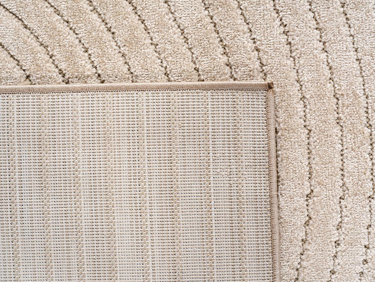 TEPPICH Outdoor ENGADIN in Beige, im Skandi-Stil mit 3D-Design, 240 x 340 cm - Beige, Textil (340/240cm) - KADIMA DESIGN