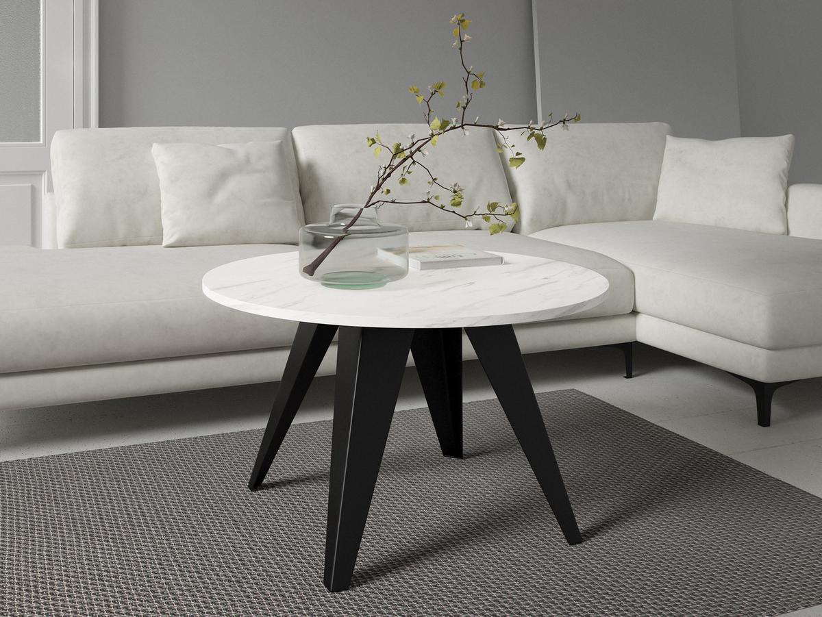 COUCHTISCH Fare - Multicolor/Schwarz, Holzwerkstoff/Metall (75/75/50cm) - MIRJAN24
