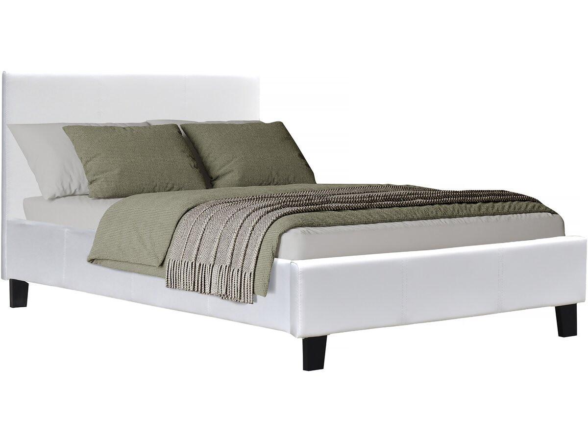 BETT lina weiss - Weiß, Textil (190/90cm) - Habitat Garten