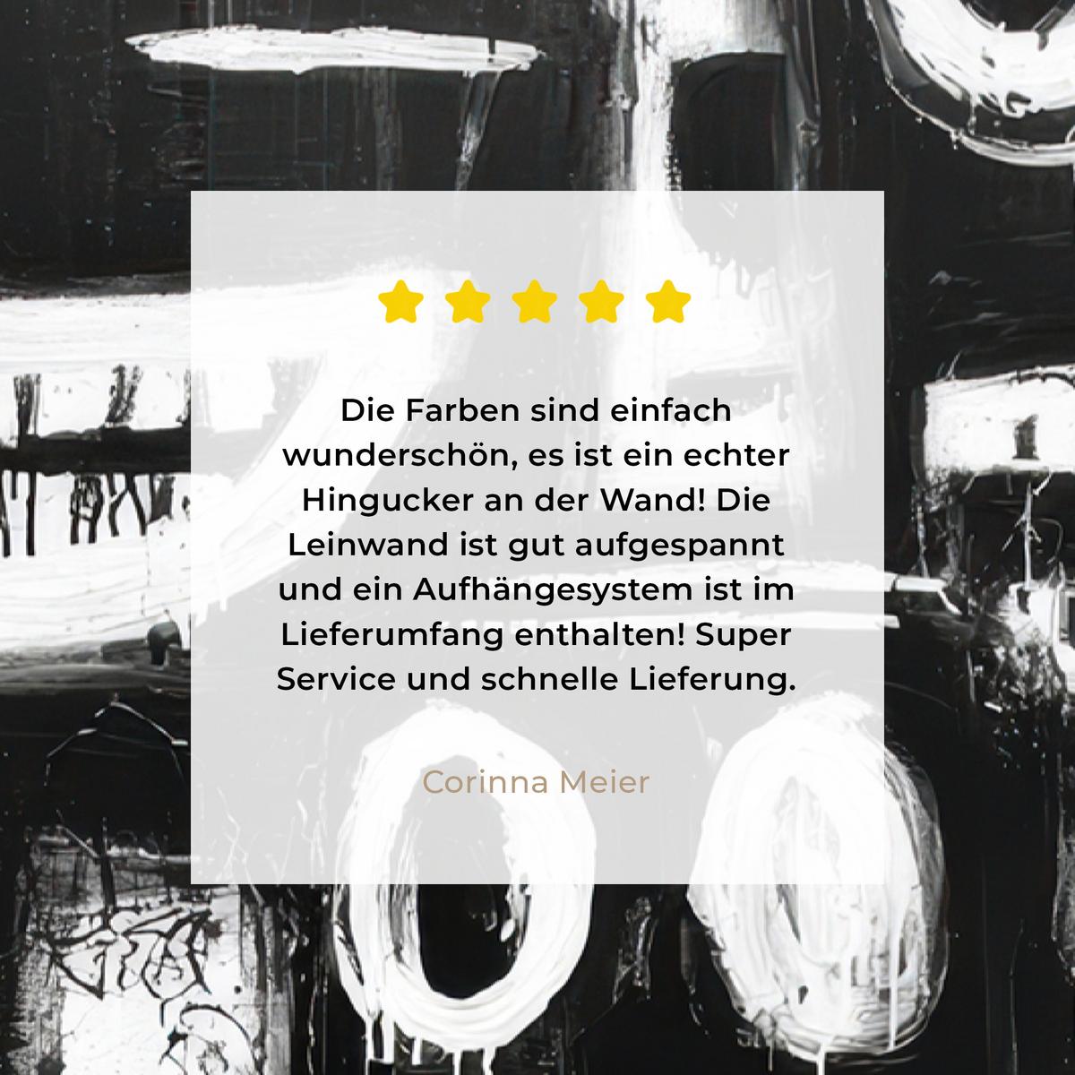 LEINWANDBILD Malerei - Figuren - Schwarz - Abstrakt Deko Wohnzimmer 20x30 cm - Schwarz, Textil (20/30cm) - MuchoWow
