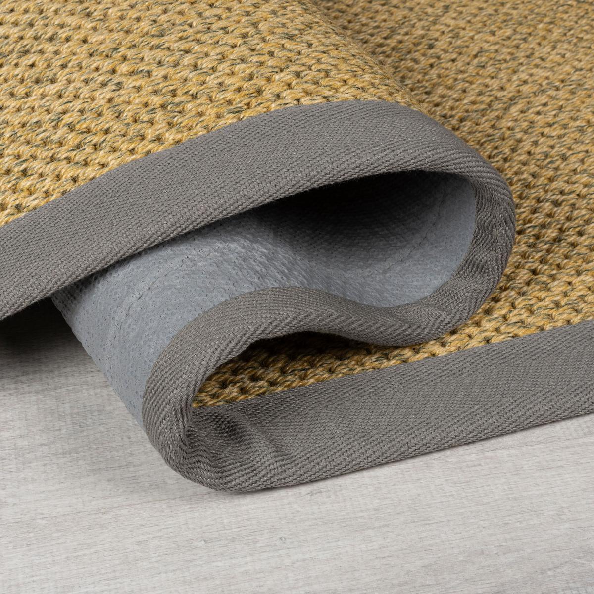 OUTDOORTEPPICH Waschbar KEER, mit Bordüre, Natur-Grau, 200 x 290 cm - Beige, Textil (200/290cm) - KADIMA DESIGN