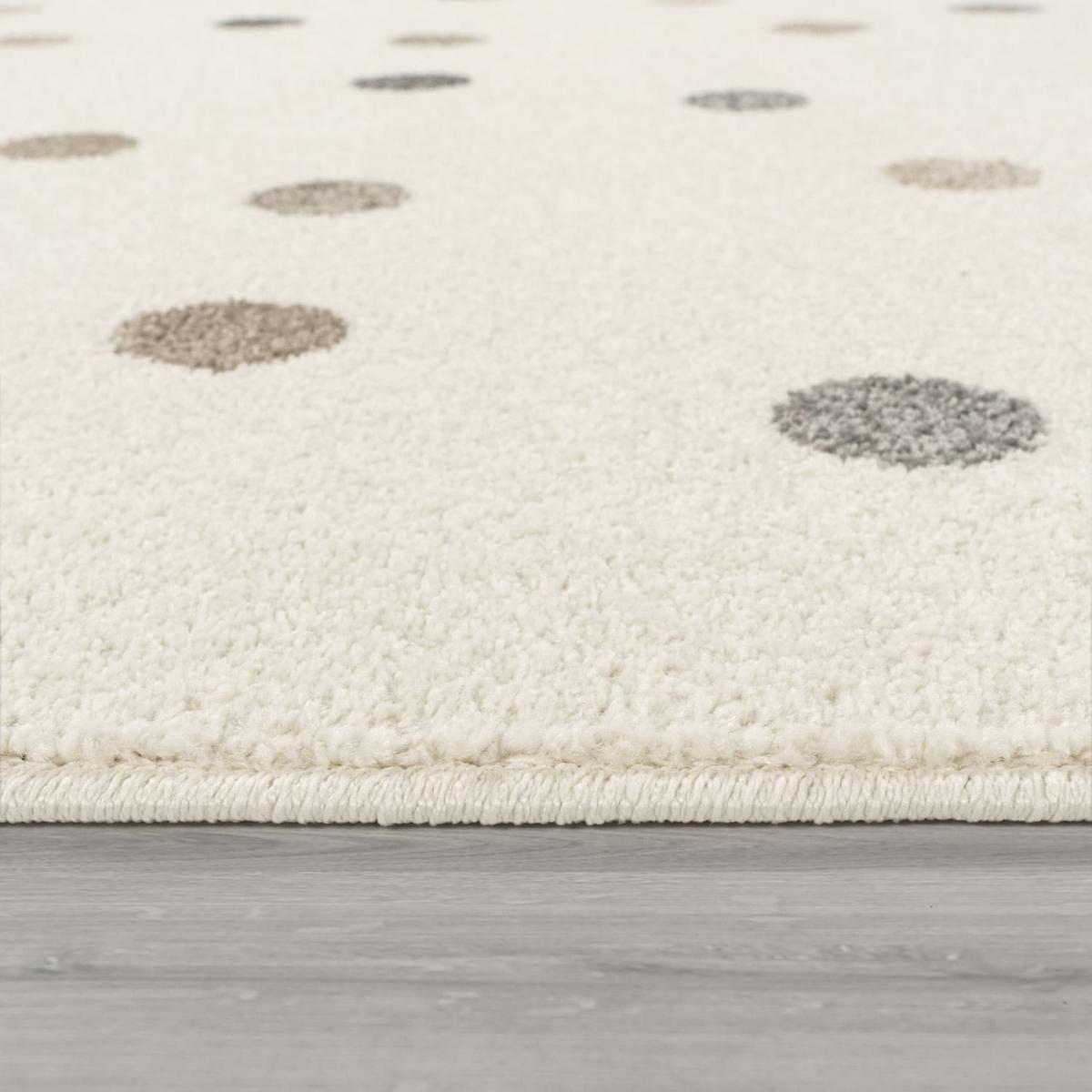 KINDERTEPPICH, mit Punkte-Muster, Beige, 80 x 150 cm - Beige, Textil (150/80cm) - KADIMA DESIGN