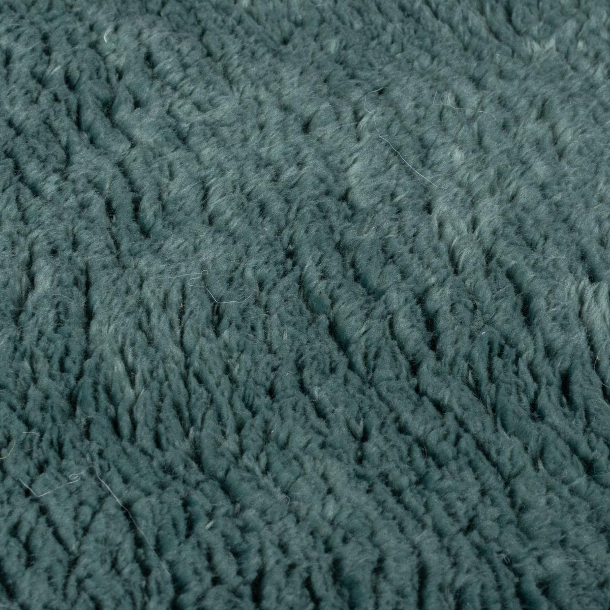 TEPPICH Waschbar LUNE, einfarbig, Türkis, 160 x 230 cm - Blau, Textil (160/230cm) - KADIMA DESIGN