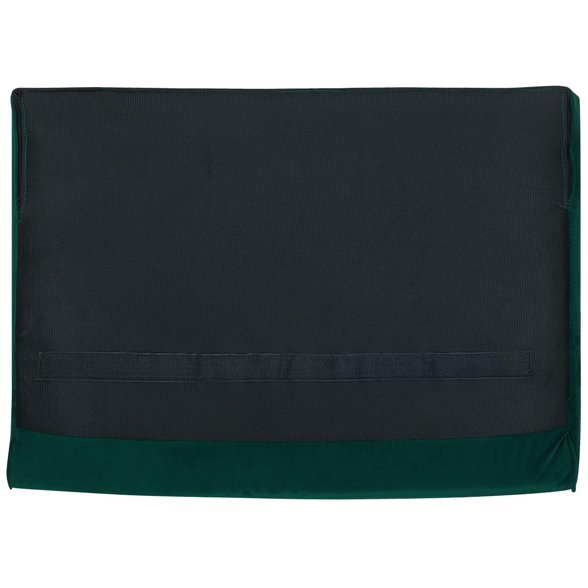 3-SITZER-SOFA Samtstoff Grün Sotra - Hellgrün, Textil (224/70/85cm) - Beliani