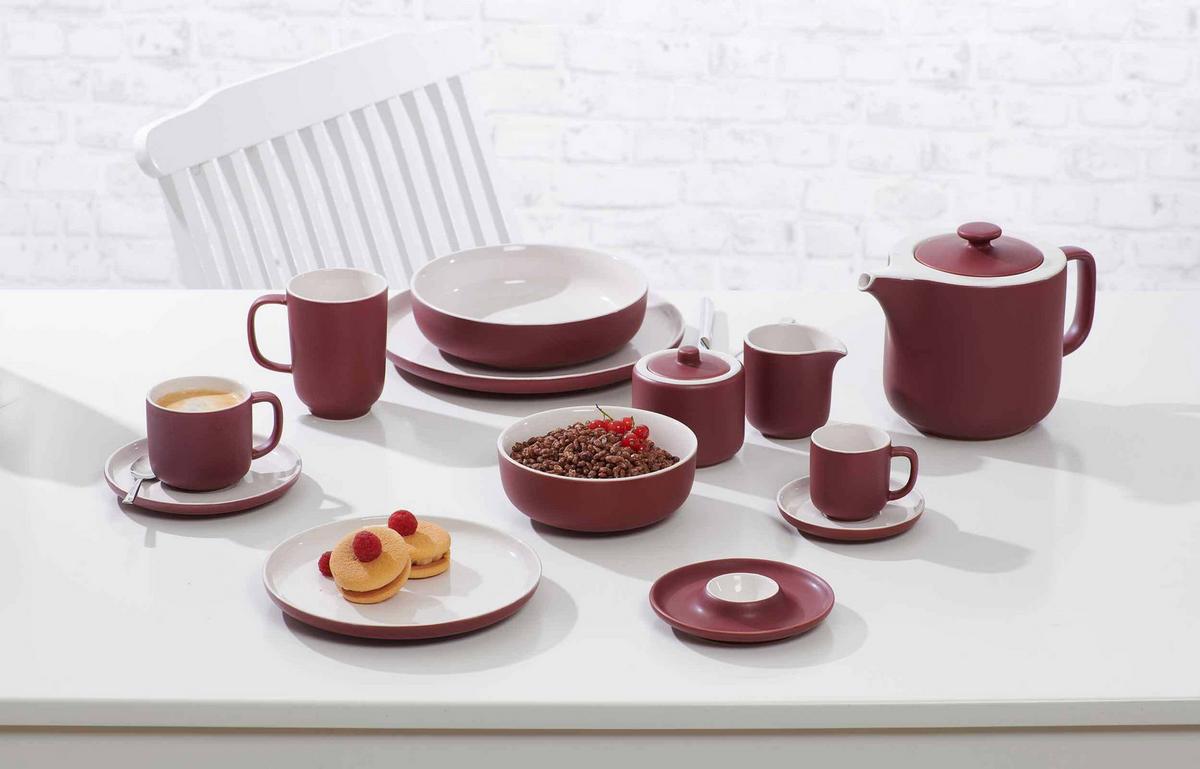 SCHALEN Jasper Beere ø 19.0 cm 4er Set - Beere, Keramik (19cm) - Ritzenhoff Breker