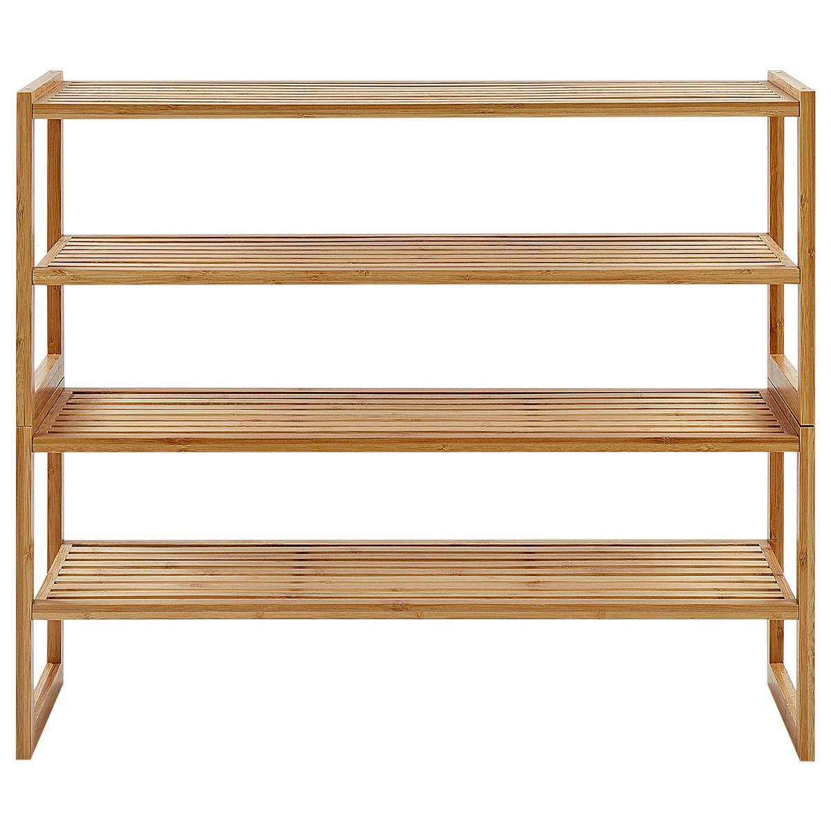BADREGAL Heller Holzfarbton Uvalda - Hellbraun, Holz (71/60/28cm) - Beliani