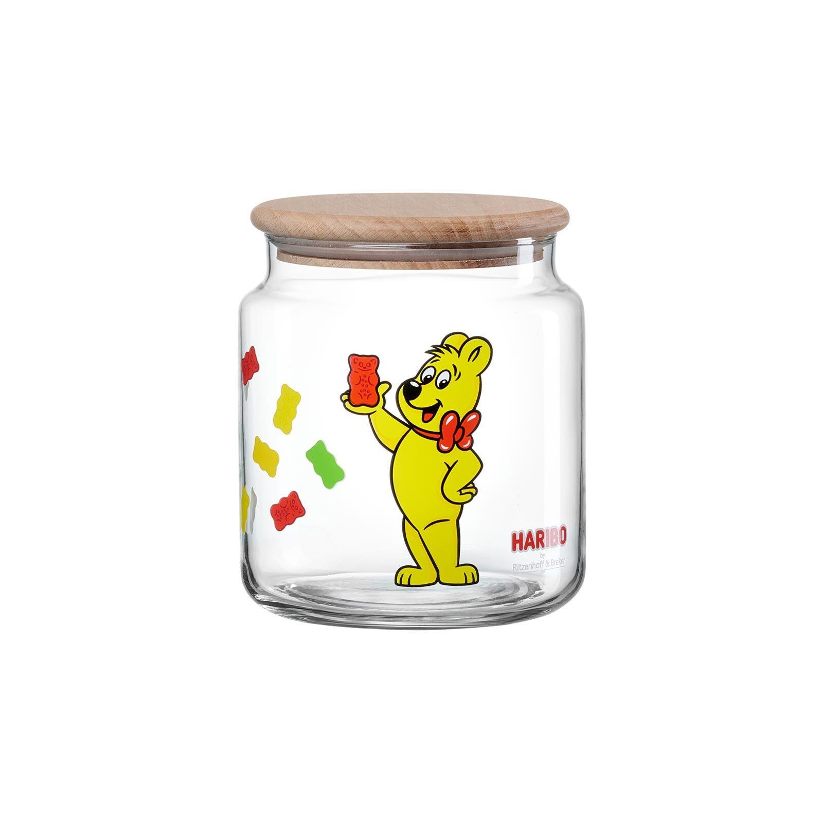 DOSE ALLOVER Haribo bunt ø 12 cm - Multicolor, Glas (12/13/12cm) - Ritzenhoff Breker