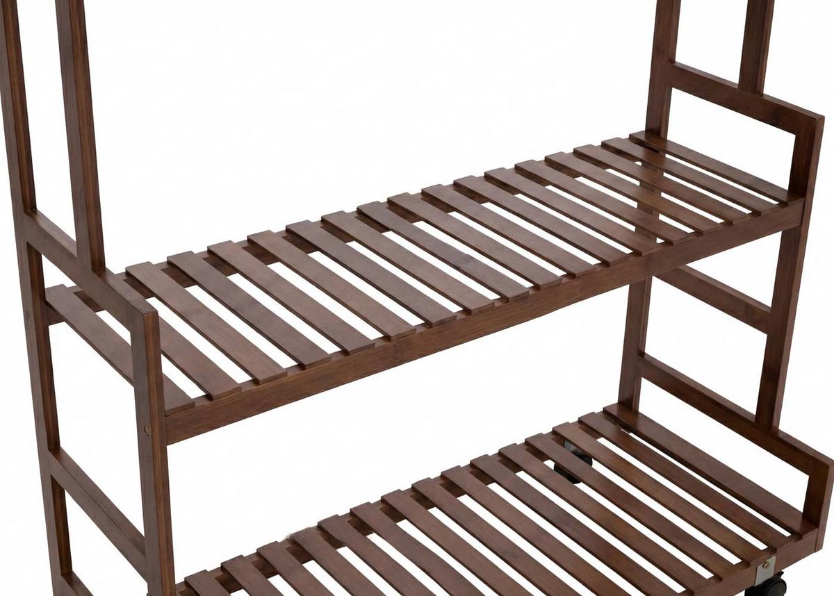 PFLANZENREGAL Braun - Braun, Holz (90/105/38cm) - MCW