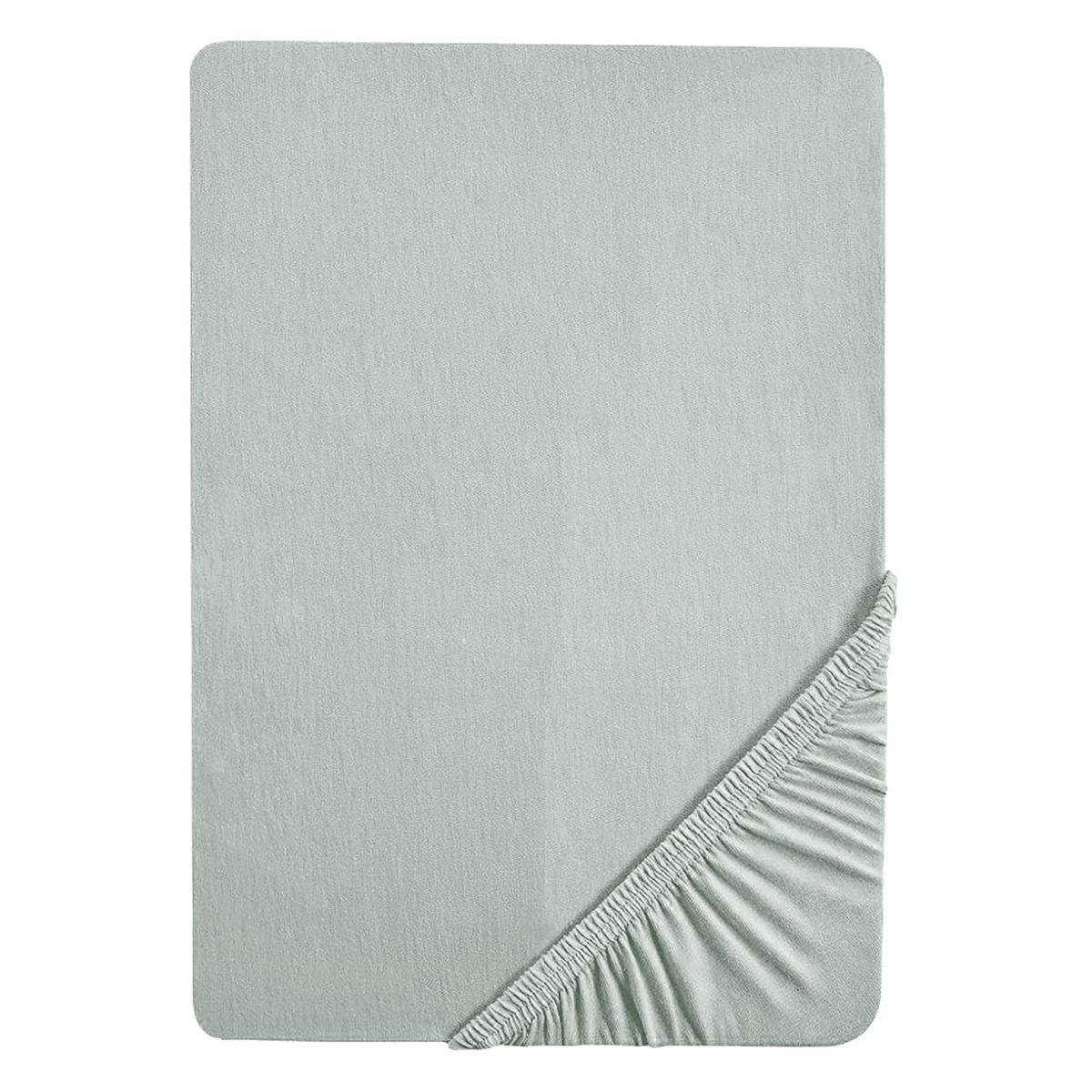 SPANNBETTLAKEN 60 x 120 – 70 x 140 cm - Hellgrün, Textil (70/140cm) - Roba
