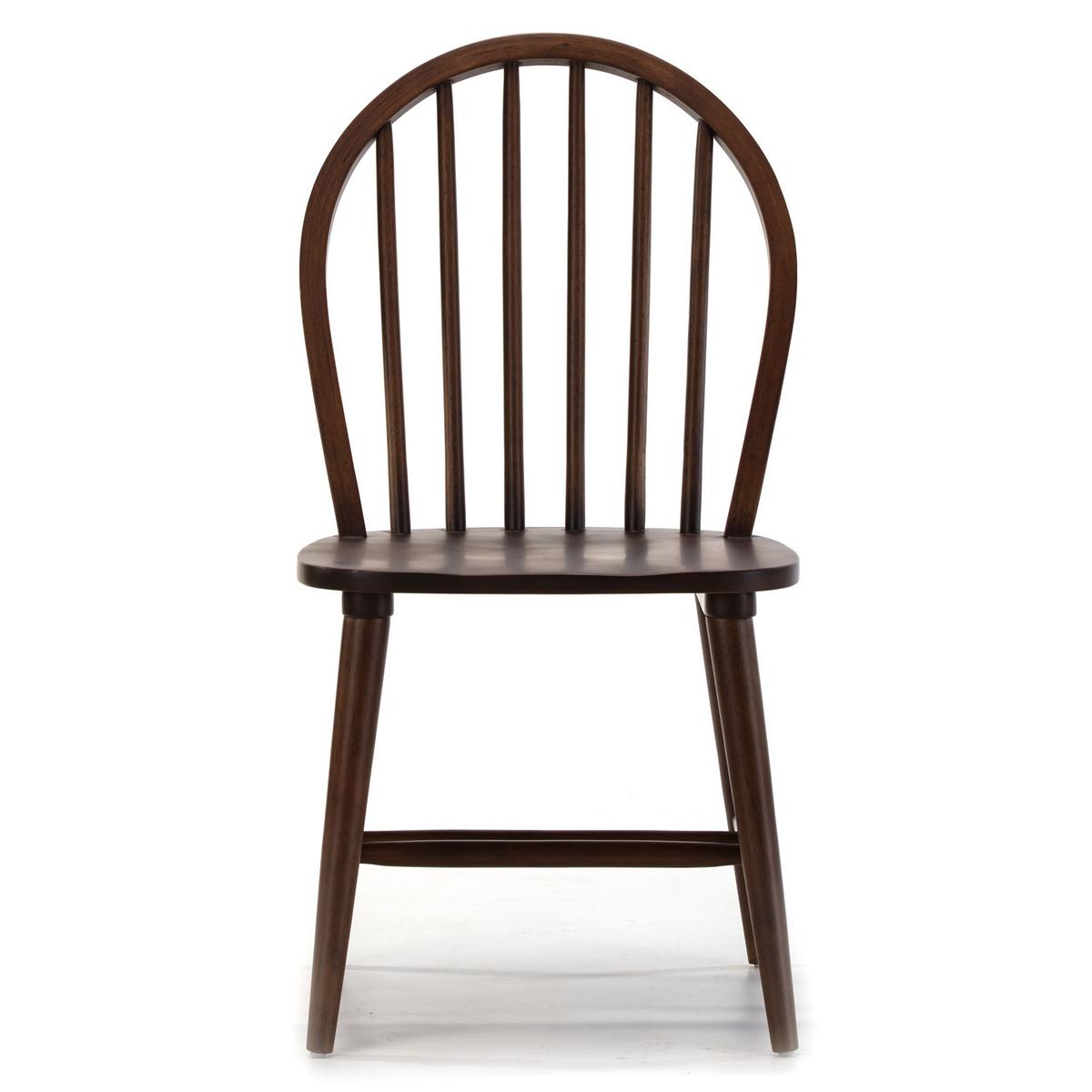 STUHL 2er-Set Clarck Nussbaum Farbe - Walnussfarben, Holz (48/92/48cm) - VS Venta-stock