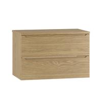 WASCHTISCHUNTERSCHRANK 80.6cm Viggo Holz - Braun, Holzwerkstoff (80.6/52.2/46.5cm) - Petits-meubles