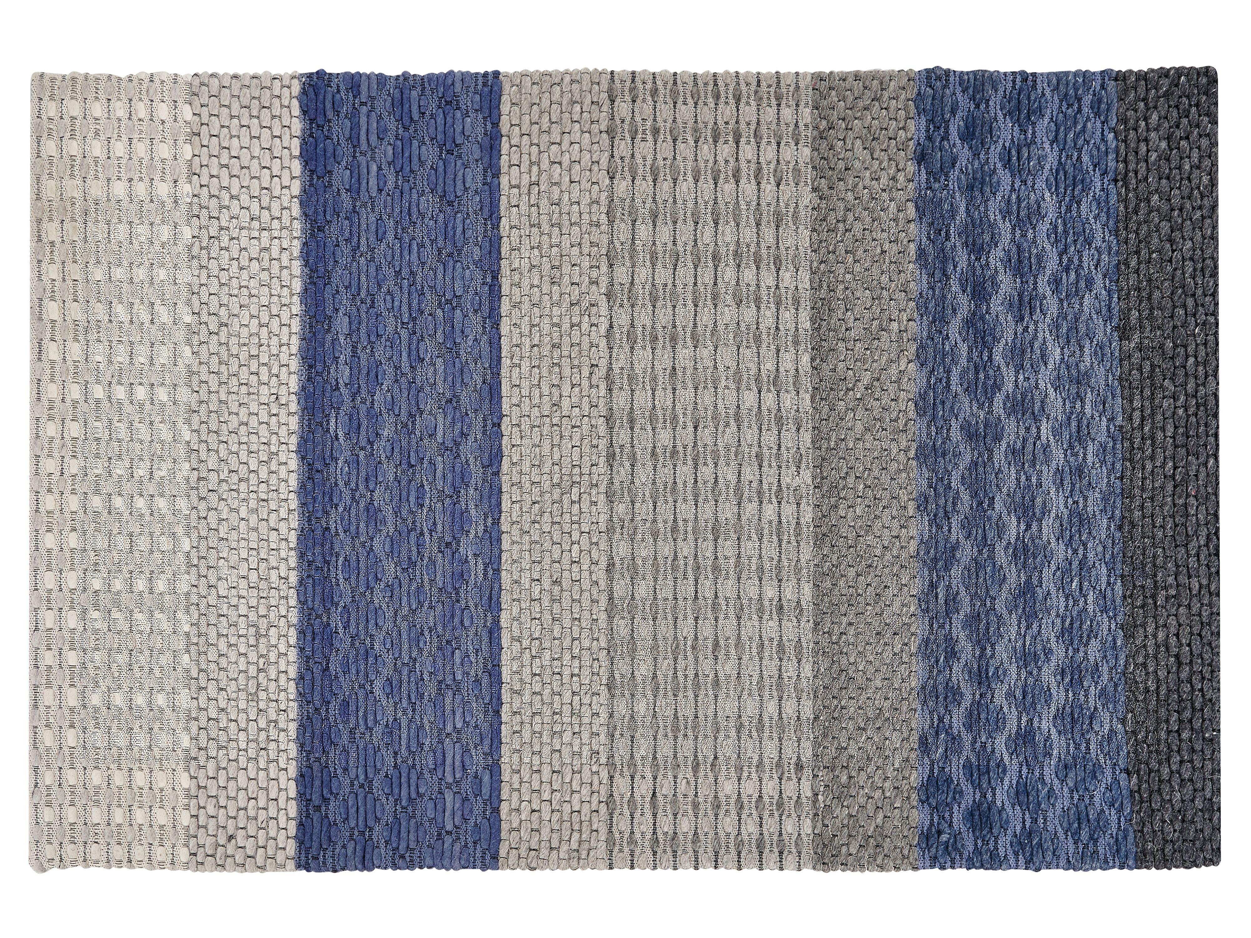 KURZFLOR-TEPPICH Akkaya 230/160 cm - Multicolor, Textil (160/230cm) - Beliani