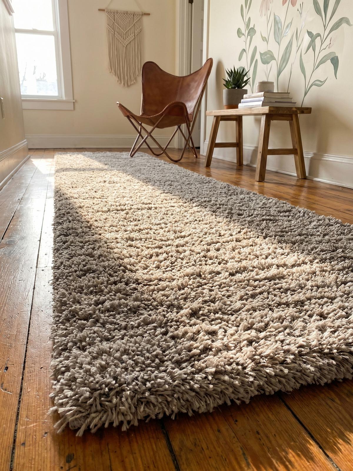 HOCHFLORTEPPICH SALZACH, einfarbig, Beige, 80 x 250 cm - Beige, Textil (250/80cm) - KADIMA DESIGN