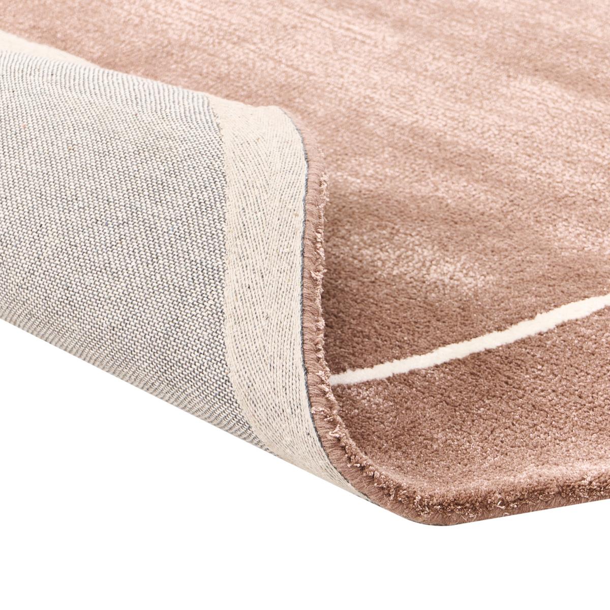 TEPPICH Braun 160/230 cm Viskose Dera - Braun, Textil (160/230cm) - Beliani