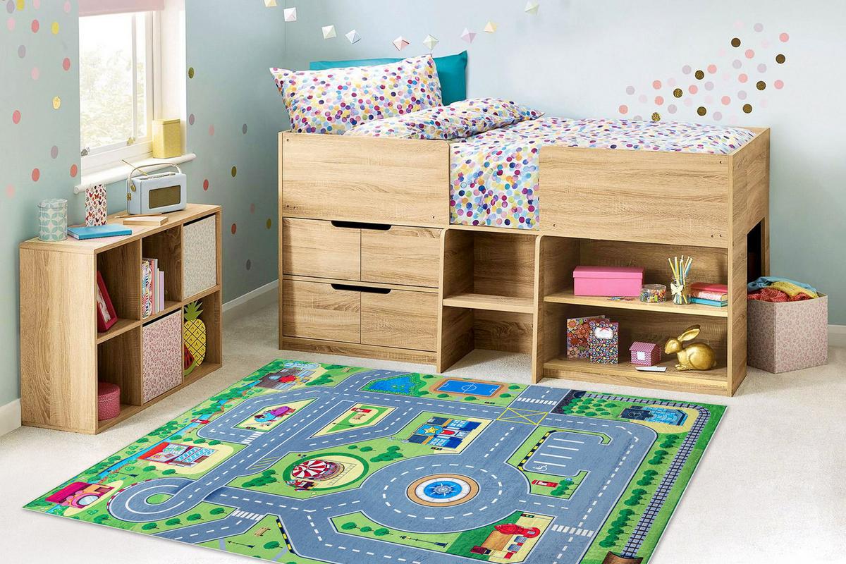 TEPPICH Bambino 140/200 cm - Pastellgrün, Textil (140/200cm) - rugsX