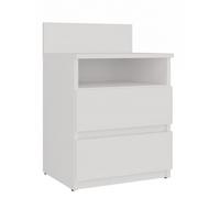 NACHTTISCH Weiß 40/59/32 - Weiß, Holzwerkstoff (40/59/32cm) - RAUMHIRSCH FURNITURE