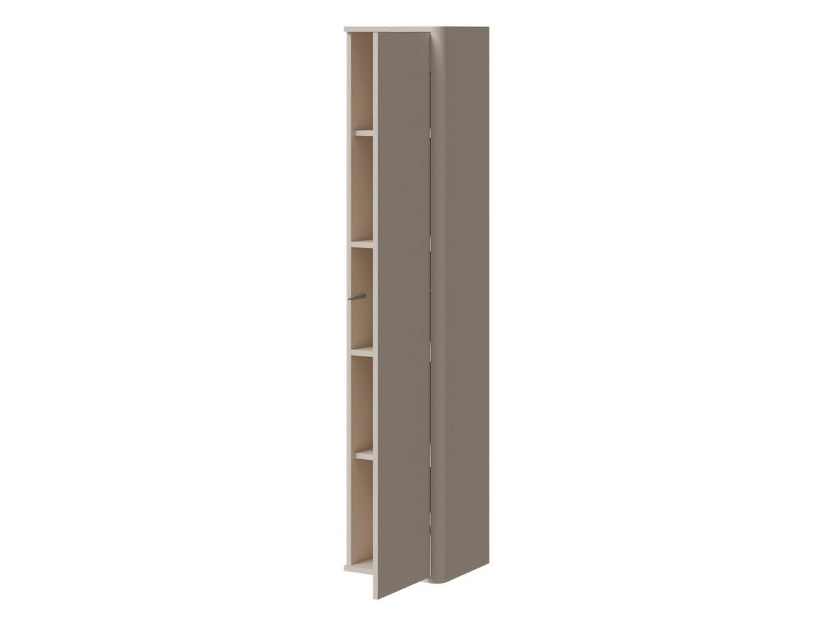WOHNWAND Philippe IV - Nussbaumfarben/Schwarz, Holzwerkstoff (190/30/31cm) - MIRJAN24