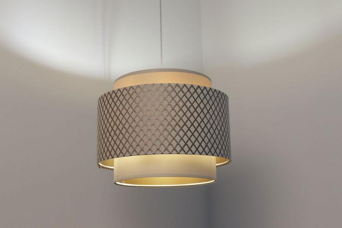 HÄNGELEUCHTE Beige 40/31 cm - Beige, Kunststoff (40/1/31cm) - ONZENO