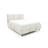 POLSTERBETT Miami - Creme, Holzwerkstoff/Textil (160/200cm) - Fun Möbel