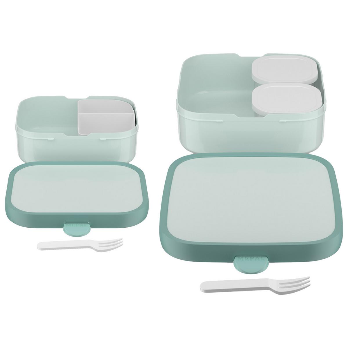 BROTDOSEN-SET Campus (2025) Cool Mint 2er Set - Mintgrün, Kunststoff (2/2/2cm) - Mepal
