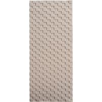 TEPPICH Flachgewebe LANGAU in Beige, mit Schachbrettmuster, 80 x 250 cm - Beige, Textil (80/250cm) - KADIMA DESIGN