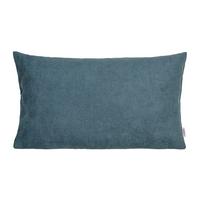 KISSENHÜLLE FarbTon Chenille-Haptik nordlicht-blau 50/30 cm - Blau, Textil (30/50cm) - beties Heimtextil
